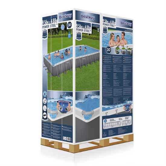 Picture of Power Steel® /9.56m x 4.88m x 1.32m Rectangular Pool Set