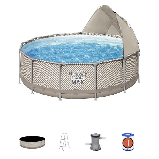 Picture of Steel Pro MAX™ 1/3.96m x 1.07m Pool Set With Canopy