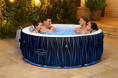 Picture of Lay-Z-Spa® /1.96m x 66cm Hollywood Luxe AirJet 6 Black Waves