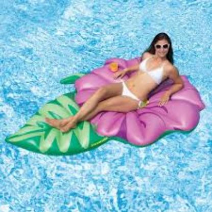 Picture of Swimline Inflatable Hibiscus Flower Pool Float Purple, 70"