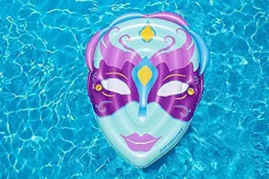 Picture of Swimline Inflatable Mardi Gras Mask Pool Raft