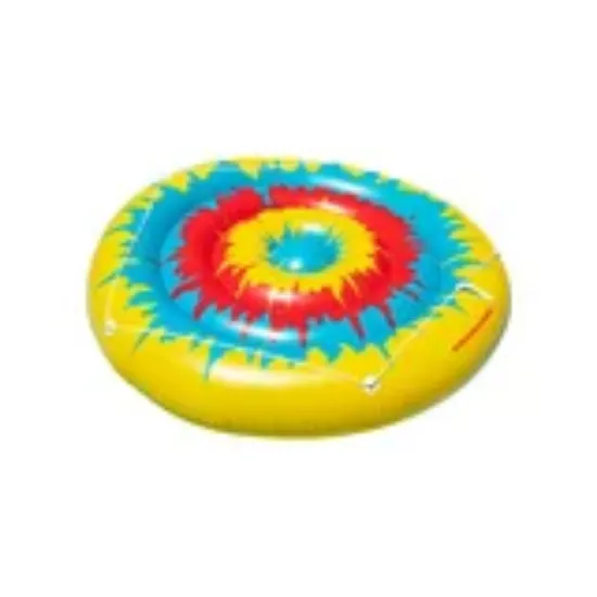 Picture of Swimline 90502 Swimming Pool Tie Dye Giant Inflatable 65" Island Pool Toy Float