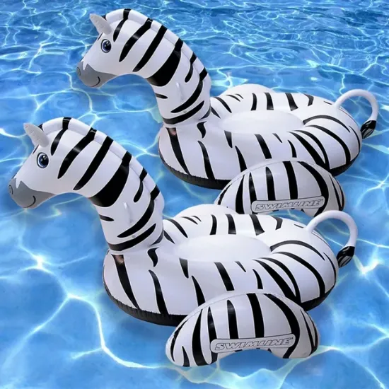 Picture of Giant Zebra Ride-On Pool Float  Swimline 90714