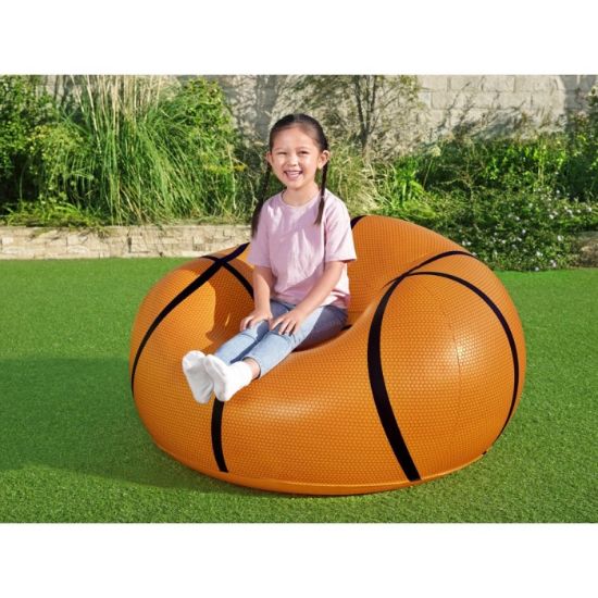 Picture of Bestway Beanless Basketball Inflatable Chair 75103 Orange 45x44x15inch