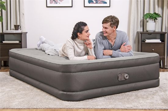 Picture of Bestway® 80" x 60" x 18"/2.03m x 1.52m x 46cm Fortech Air Mattress Queen Built-in AC pump