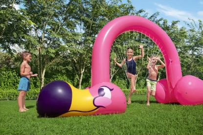 Picture of Bestway®/3.40m x 1.10m x 1.93m Jumbo Flamingo Sprinkler  52382