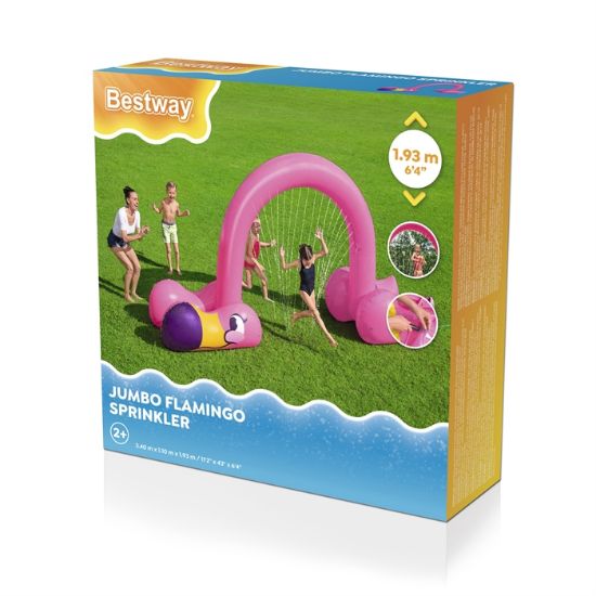 Picture of Bestway®/3.40m x 1.10m x 1.93m Jumbo Flamingo Sprinkler  52382