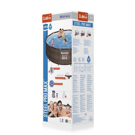 Picture of Steel Pro MAX™ /3.66m x 1.00m Pool Set Resin