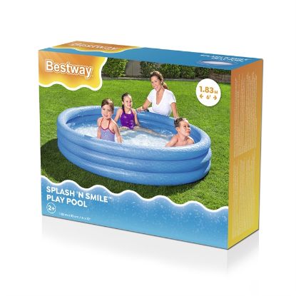 Picture of Bestway® Splash 'n Smile™ Kids Inflatable Play Pool 1.83 m x 33 cm