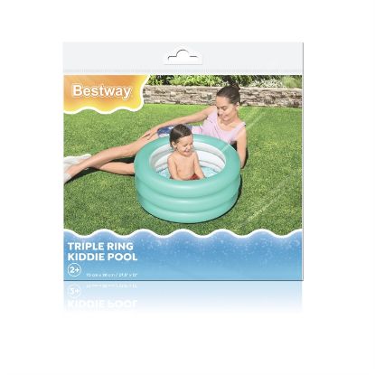 Picture of Bestway® Triple Ring Inflatable Kiddie Play Pool 70 cm x 30 cm