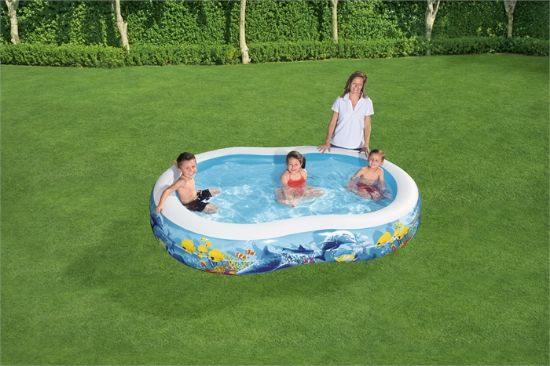 Picture of Bestway® Fish 'n Friends™ Inflatable Family Pool 2.62 m x 1.57 m x 46 cm