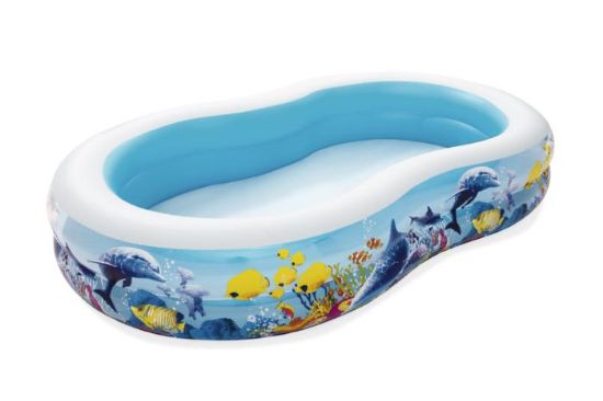 Picture of Bestway® Fish 'n Friends™ Inflatable Family Pool 2.62 m x 1.57 m x 46 cm