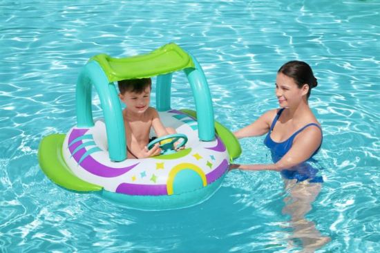 Picture of Bestway® Space Splash™ Inflatable Baby Boat Float with Sunshade 98 cm x 95 cm