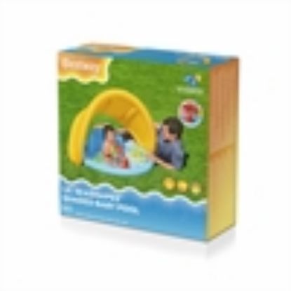 Picture of Bestway® Lil' SeaShapes™ Inflatable Baby Pool with Sunshade 1.12 m x 89 cm x 76 cm