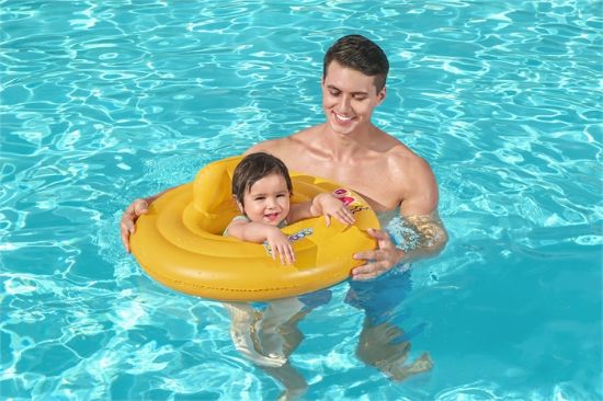 Picture of Swim Safe ABC™ WonderSplash™ Round 3-Ring Inflatable Baby Boat Float 69 cm