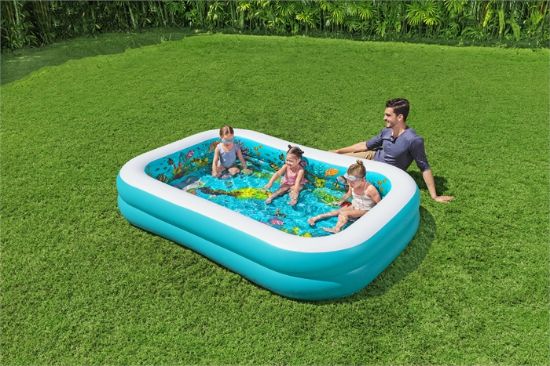 Picture of Bestway® 3D Undersea Adventure™ Inflatable Family Play Pool 2.62 m x 1.75 m x 51 cm