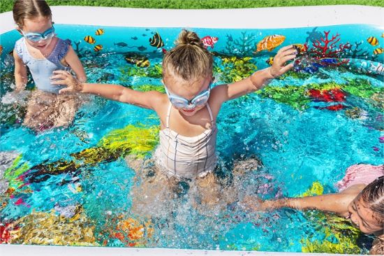 Picture of Bestway® 3D Undersea Adventure™ Inflatable Family Play Pool 2.62 m x 1.75 m x 51 cm