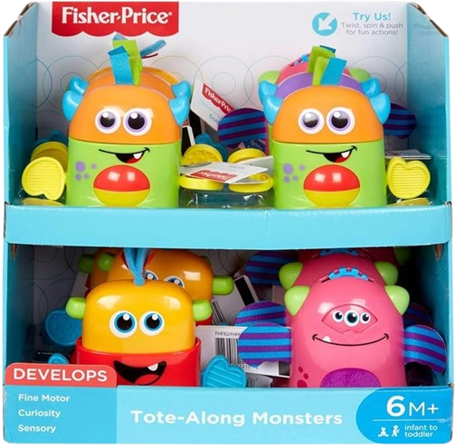 Fisher-Price FHF80 Tote-Along Monsters - Dottie
