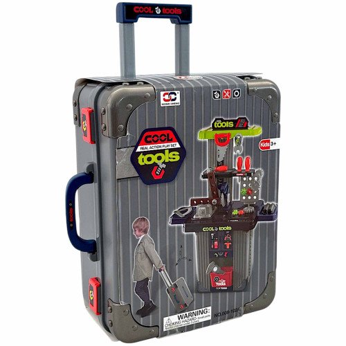TOY TOOL SET IN TROLLEY BAG 2IN1