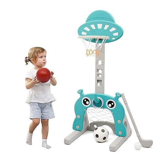 Basketball Hoop for Kids 4 in 1