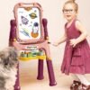 814uFGtROBL._AC_SX679_ Kids Art Easel, Adjustable Drawing White Board & Chalk Board